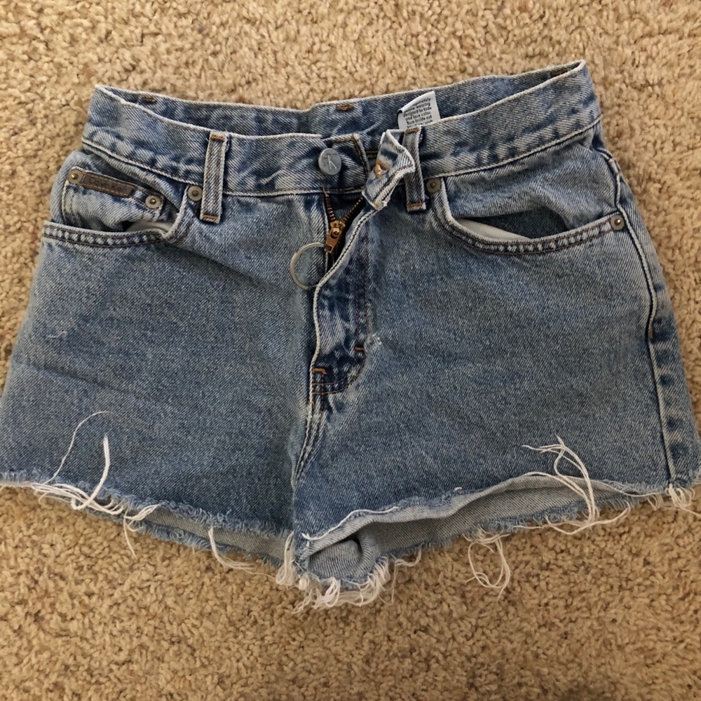 Calvin Klein high waisted shorts 00